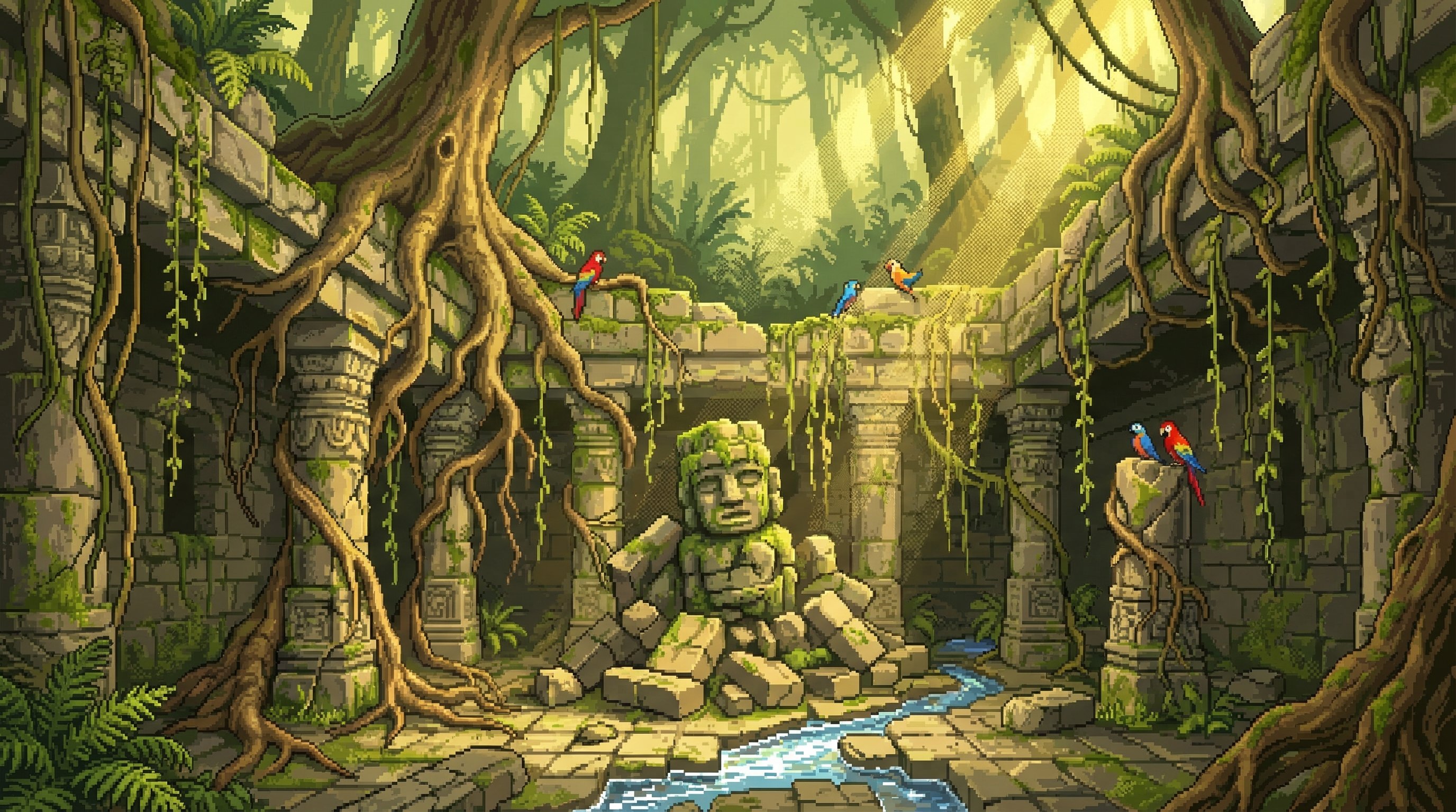 The Overgrown Temple